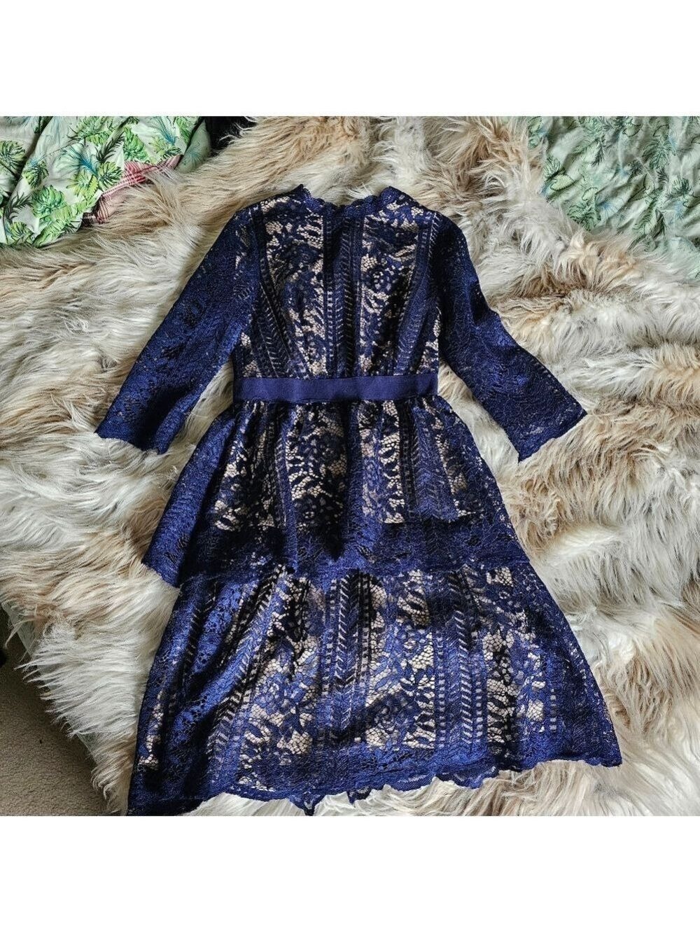 ModCloth Little Mistress Lace Bodycon Midi Dress